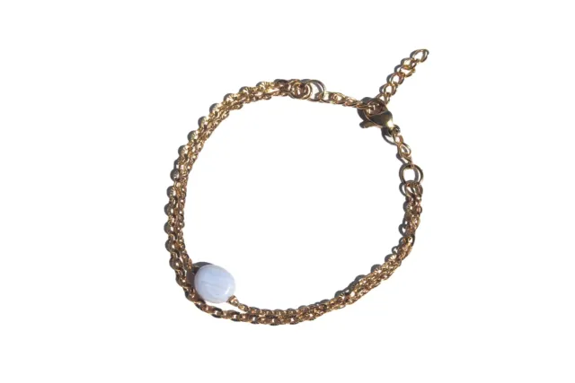 MoshCristais Circe Pulseira em Aço Inoxidável