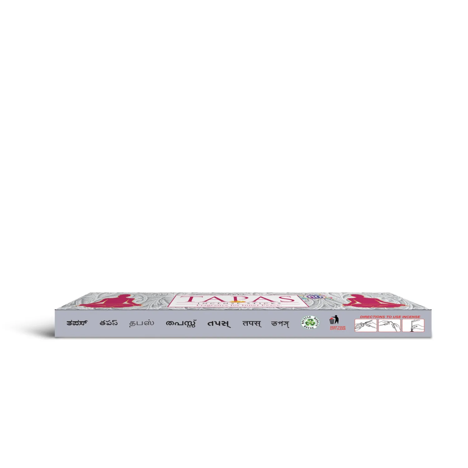 Padmini Tapas incenso pack de 5 floral e âmbar