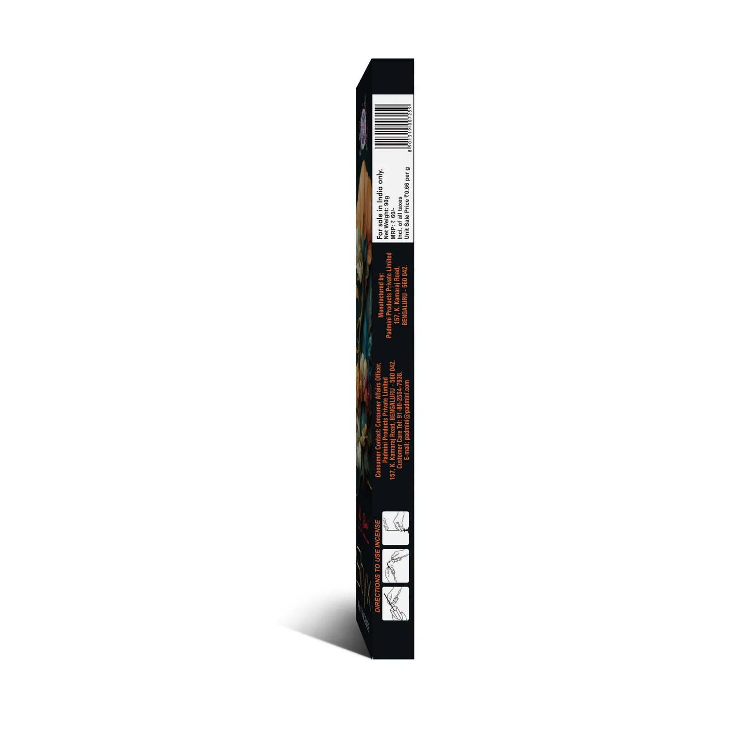 Padmini Styx 4-in-1 Agarbatti pack de 4 aromas