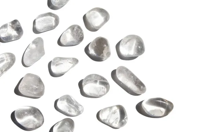 MoshCristais Quartzo Transparente Rolado Pedra