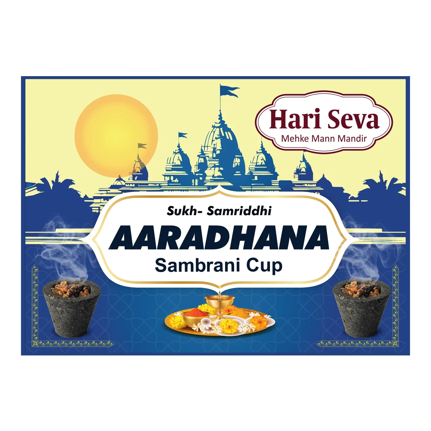 Hari Darshan Aaradhana Shree Ganesh Sambrani Havan Cup