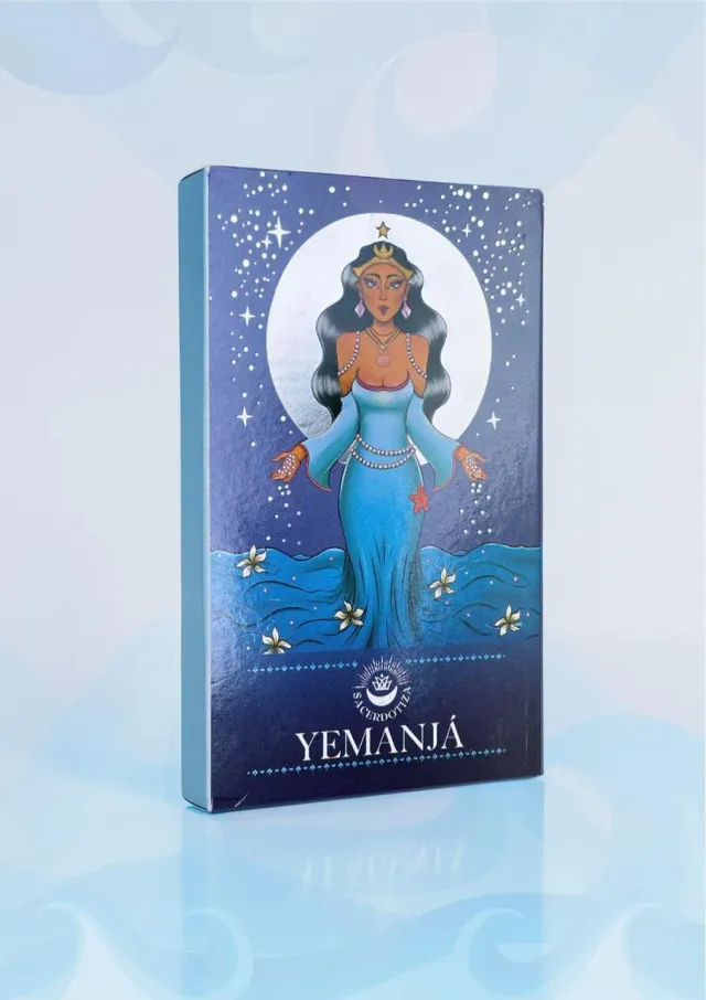 Sagrada Madre Yemanjá oráculo Deusa do Mar 24 cartas intuição