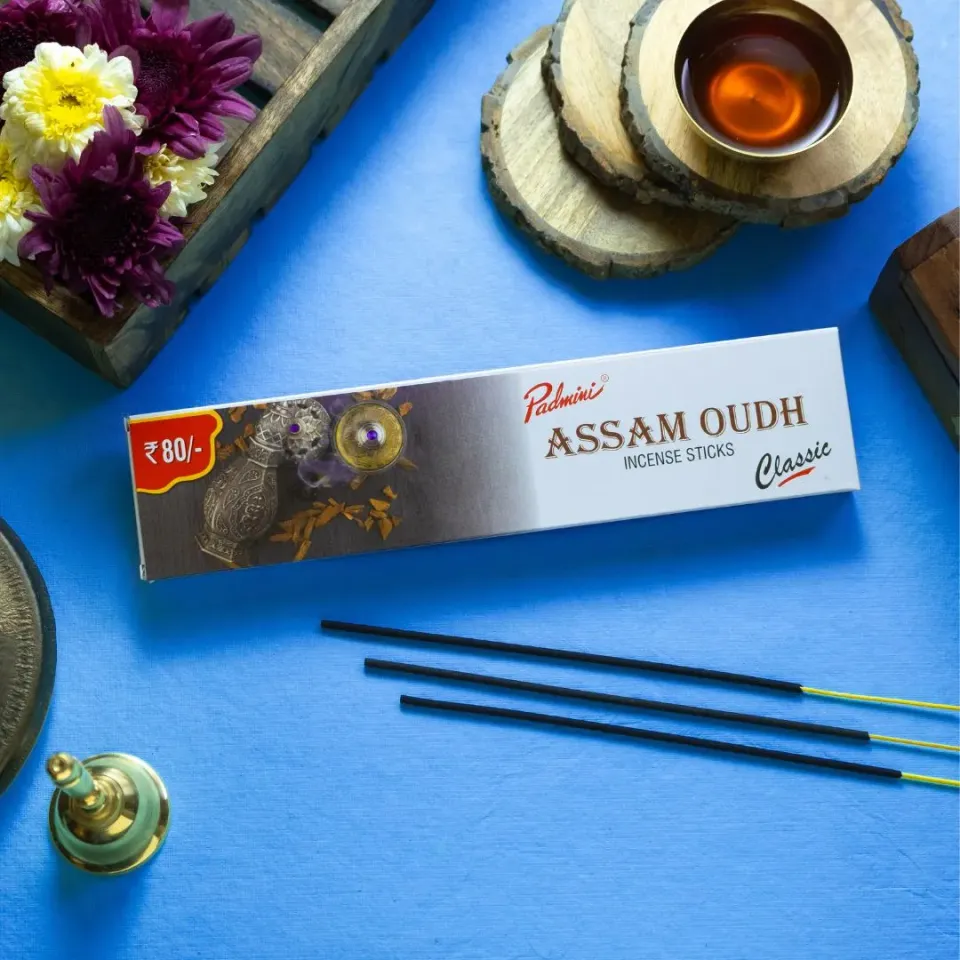 Padmini Assam Oudh Dhoop pack de 3 oud