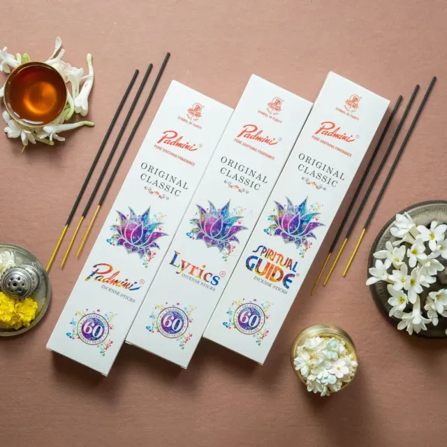 Padmini Celebration Packs Combo conjunto de incensos 3 aromas