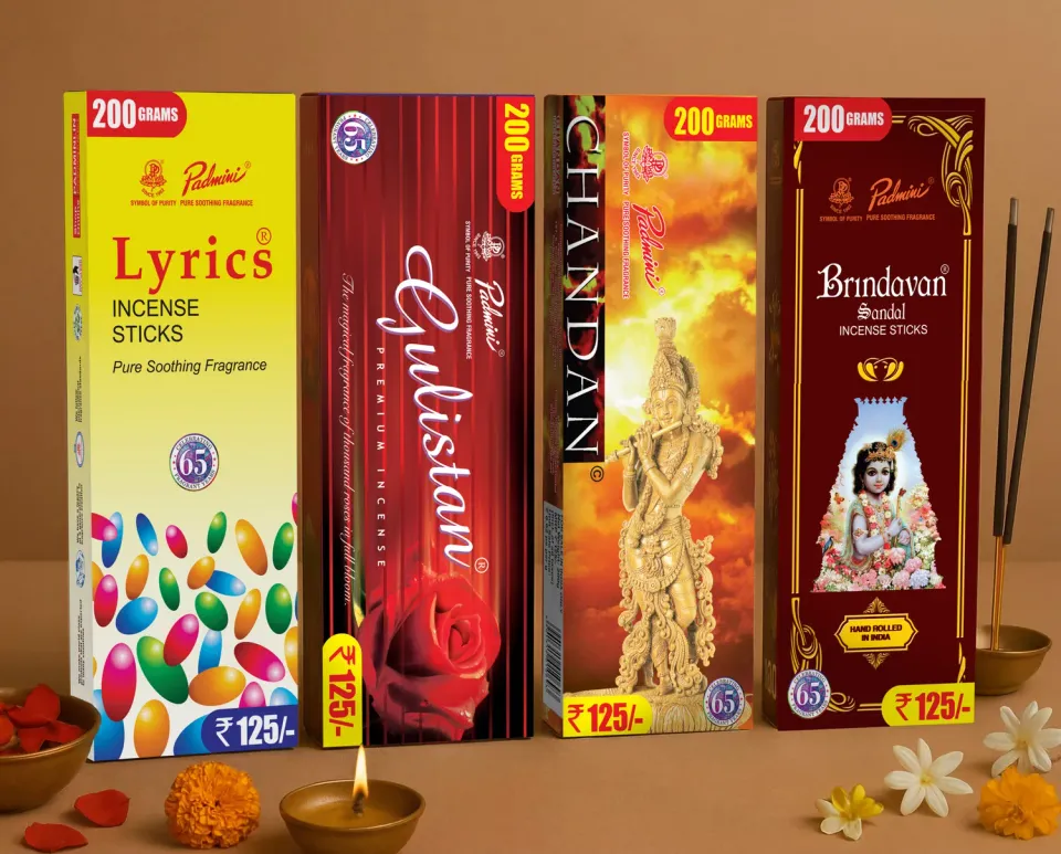 Padmini Classic Combo agarbatti 4 aromas