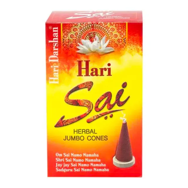 Hari Darshan Hari Sai Jumbo Dhoop Cones cones de incenso
