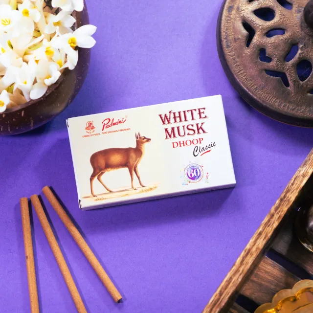 Padmini White Musk Dhoop incenso