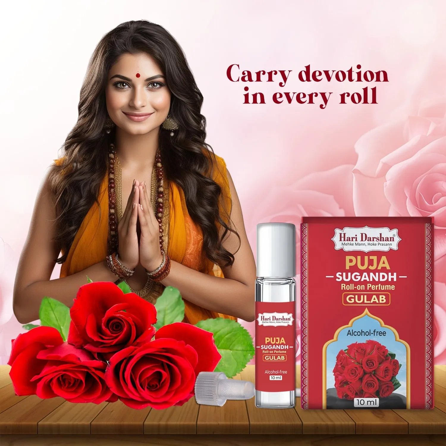 Hari Darshan Puja Sugandh perfume roll-on devoção