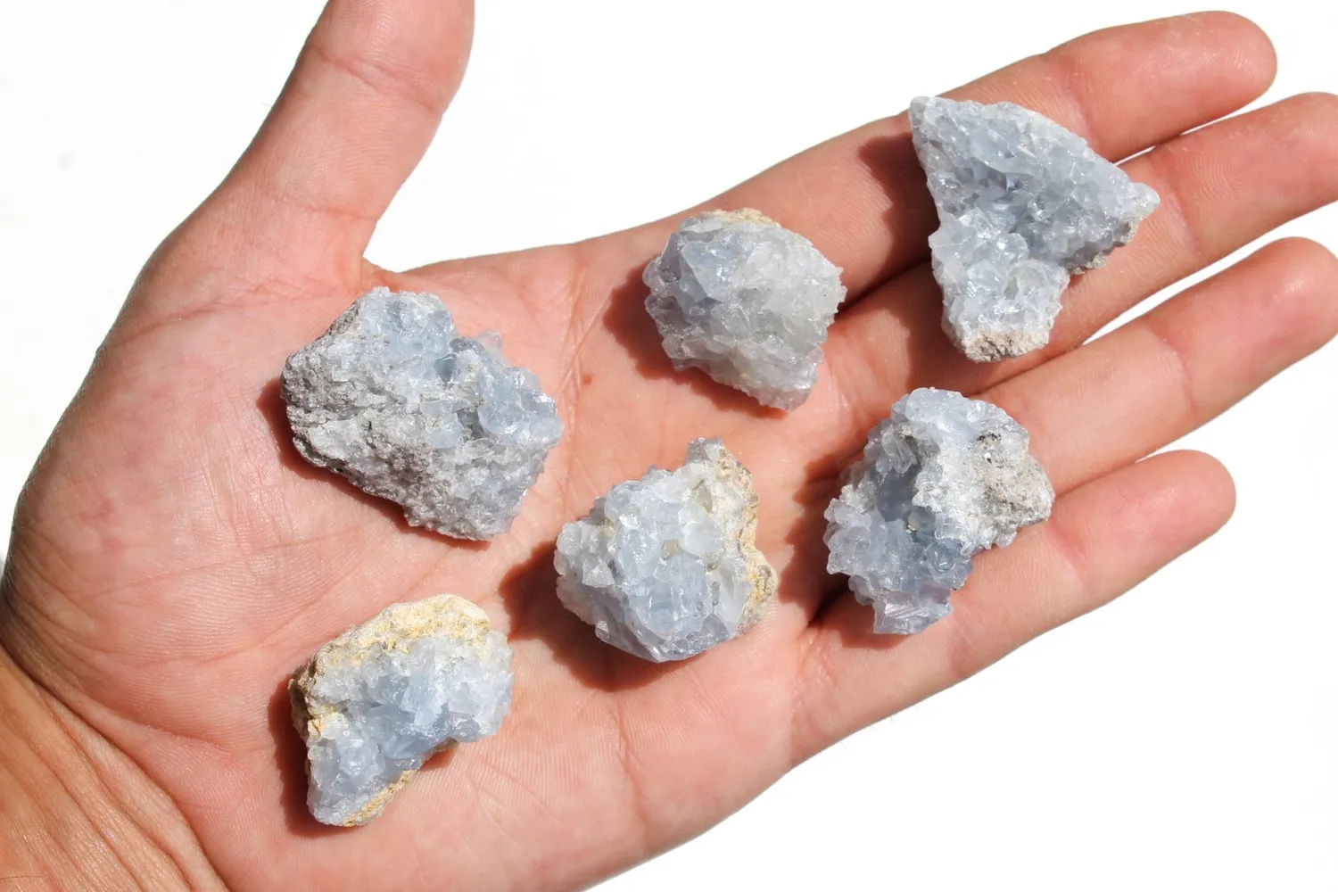 MoshCristais Drusa de Celestite