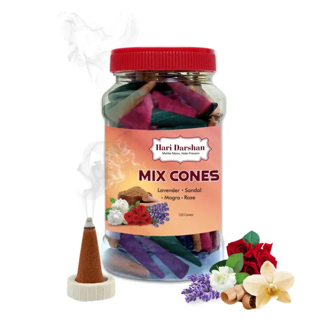 Hari Darshan Mix cones de incenso sortidos