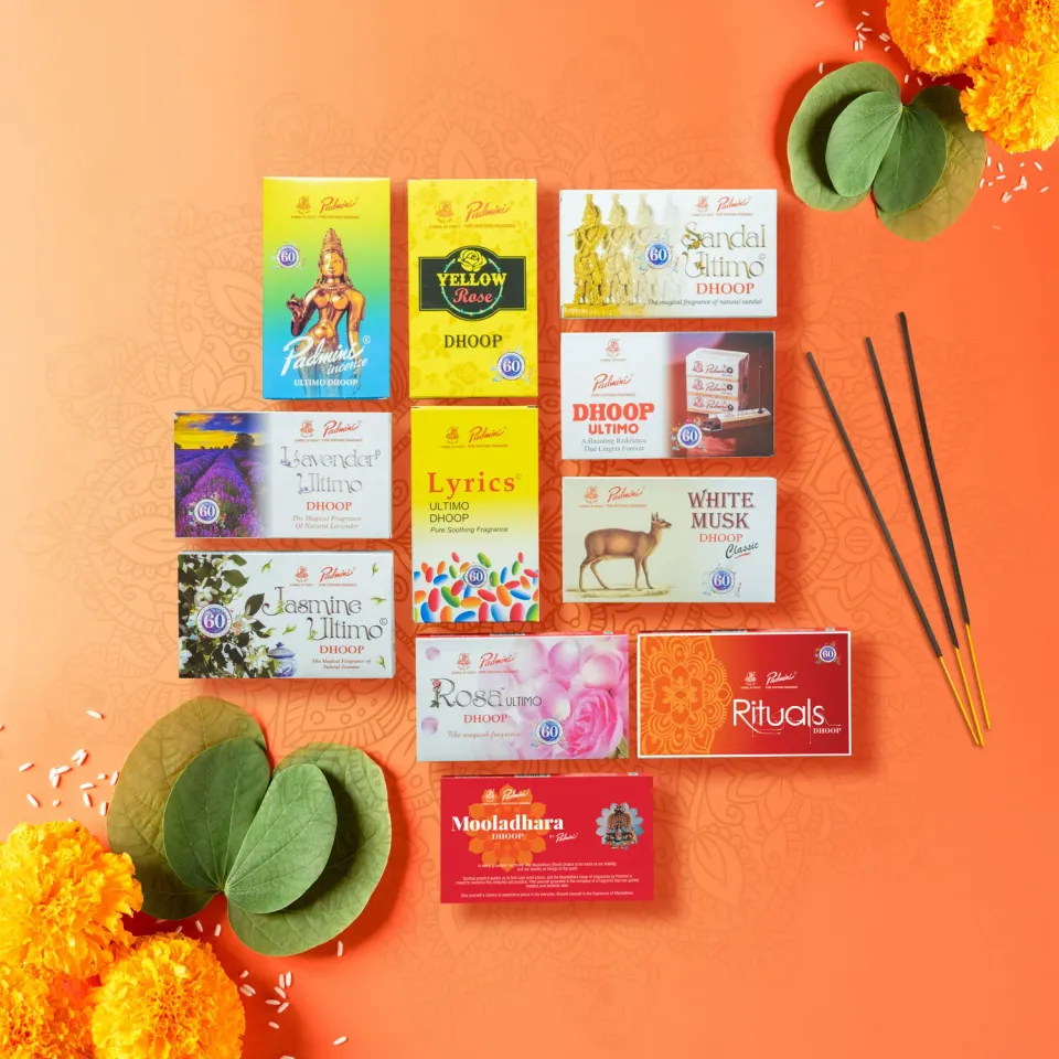 Padmini Festive Dhoop Combo incenso aromático