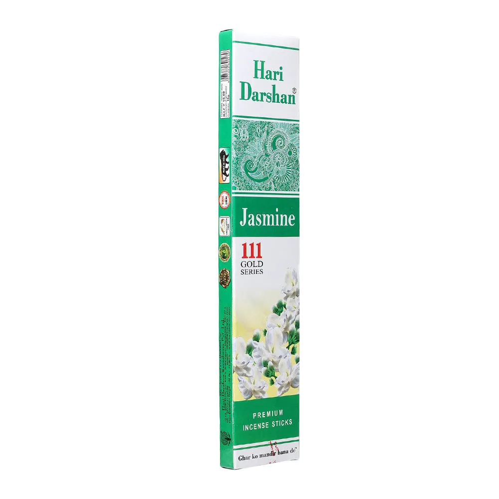 Hari Darshan 111 Gold Series incenso chandan rosa jasmim 12 cx