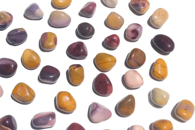 MoshCristais Jaspe Mookaite Rolado pedra natural