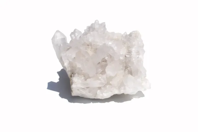 MoshCristais Quartzo Transparente drusa limpeza