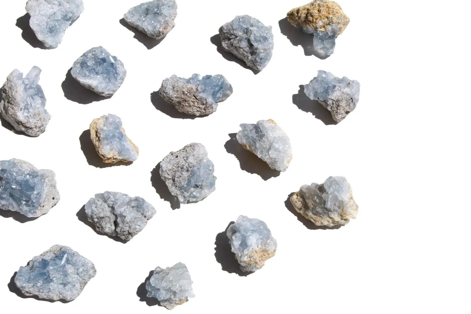MoshCristais Drusa de Celestite