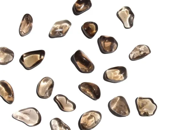 MoshCristais Quartzo Fumado Rolado Pequeno