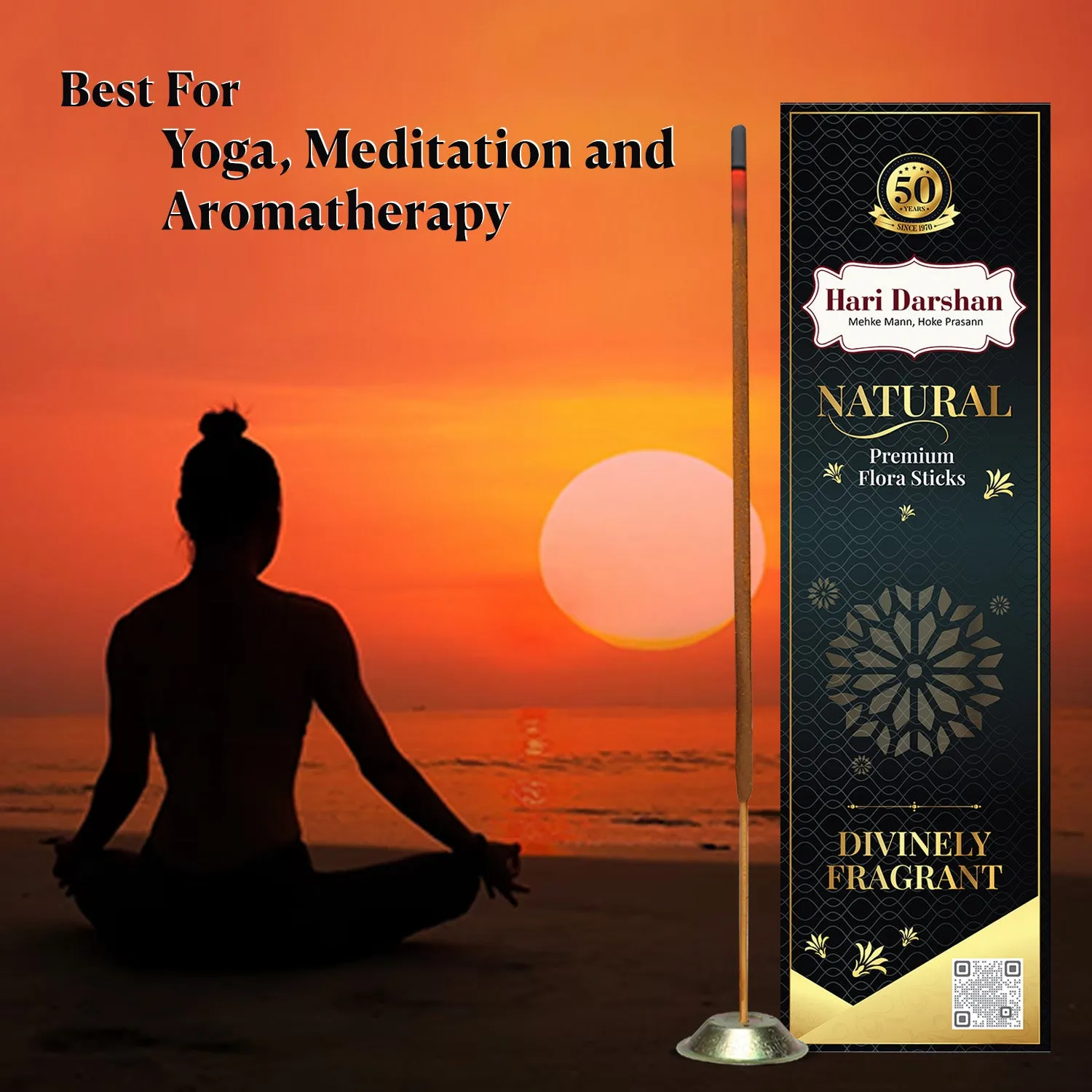 Hari Darshan NATURAL Premium Flora incenso floral