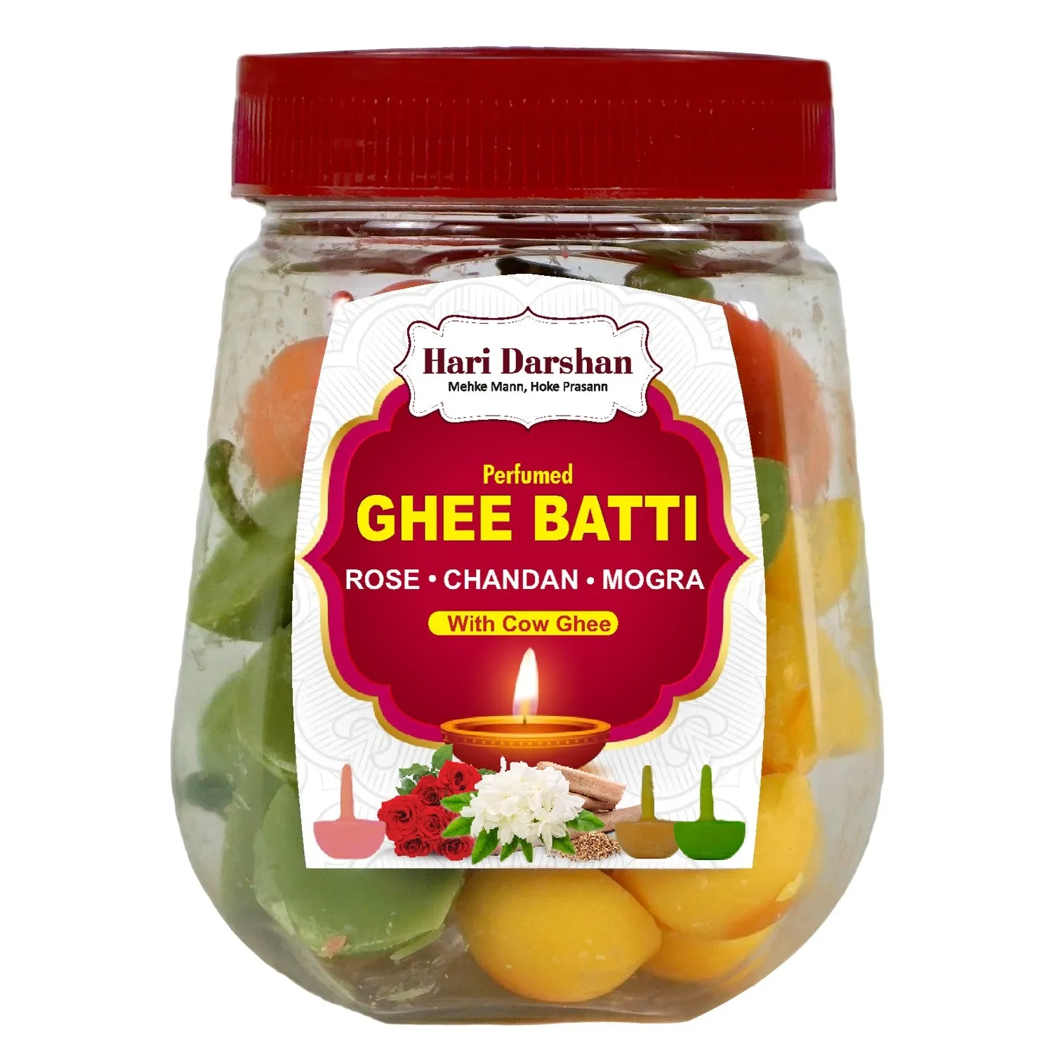Hari Darshan lamparinas de ghee prontas a usar