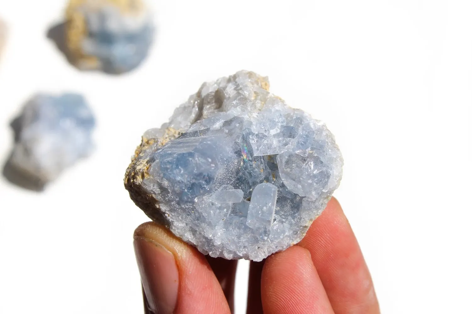 MoshCristais Drusa de Celestite
