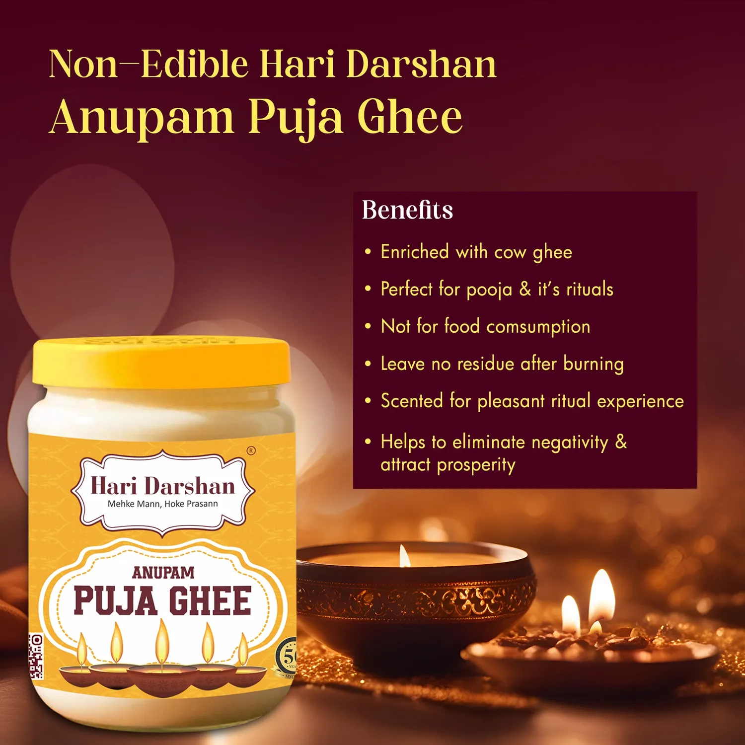 Hari Darshan Anupam Puja Ghee ghee para diya