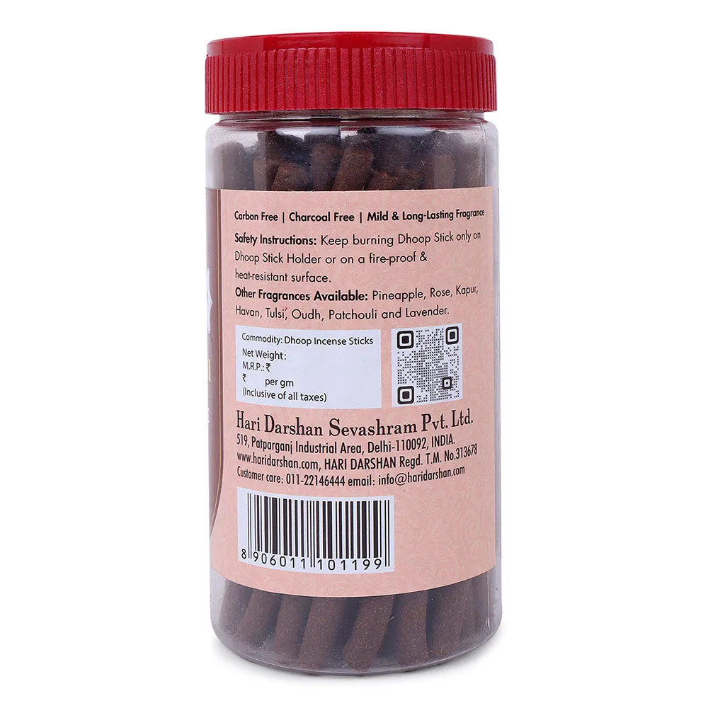 Hari Darshan Dhoop Sticks sem bambu incenso
