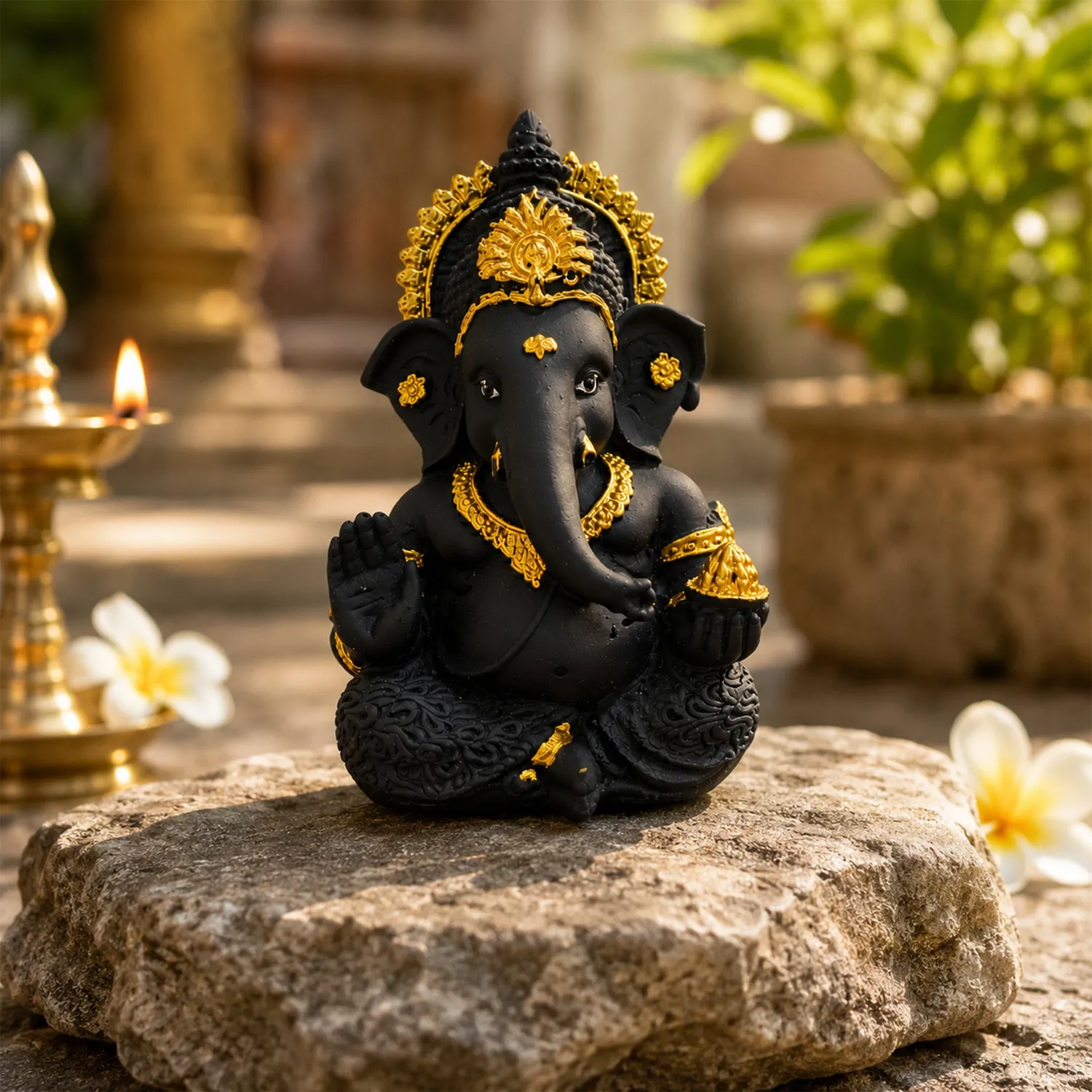 Hari Darshan Mini Ganesh Statue estátua