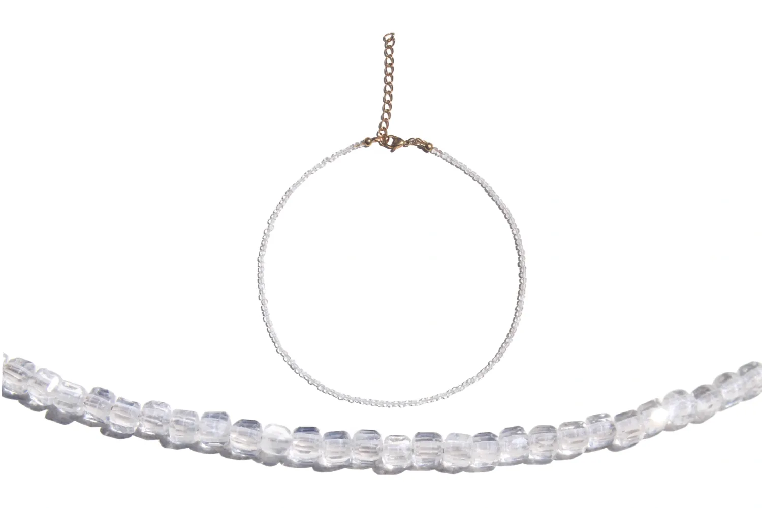 MoshCristais Colar Choker