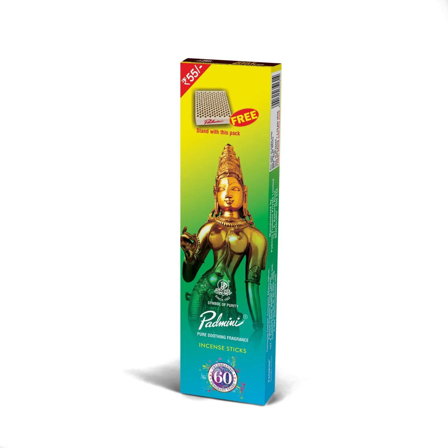 Padmini Incense incenso pack de 4 especiado e âmbar