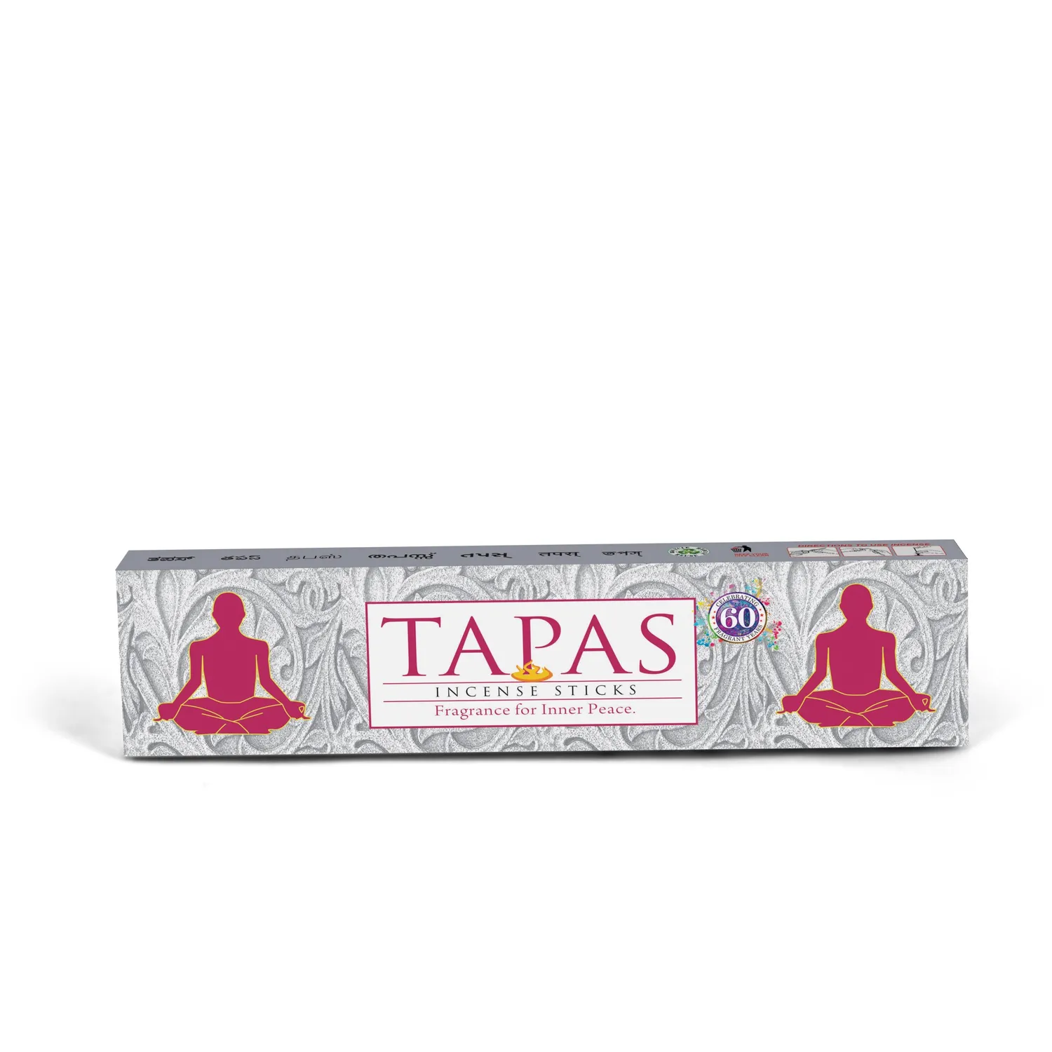 Padmini Tapas incenso pack de 5 floral e âmbar