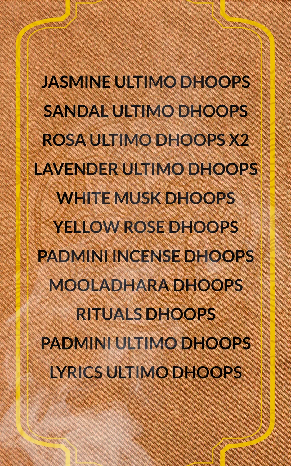Padmini Festive Dhoop Combo incenso aromático