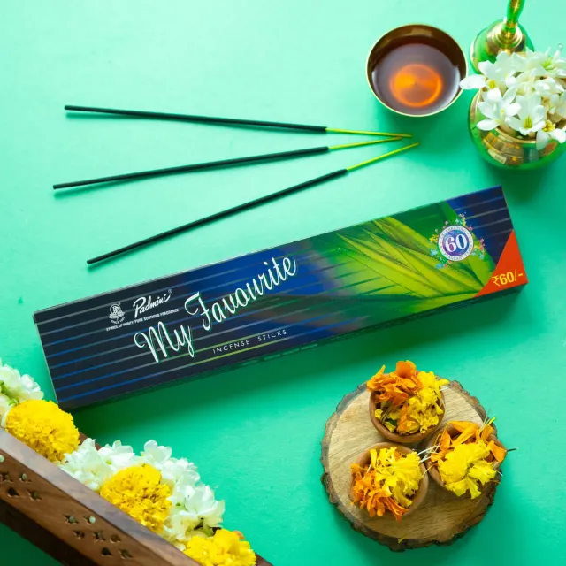 Padmini My Favourite Agarbatti incenso kewra pack 4