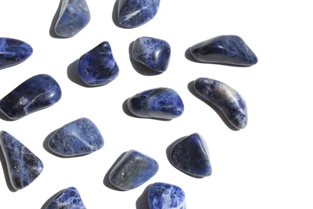 MoshCristais Sodalite Rolada pedra natural