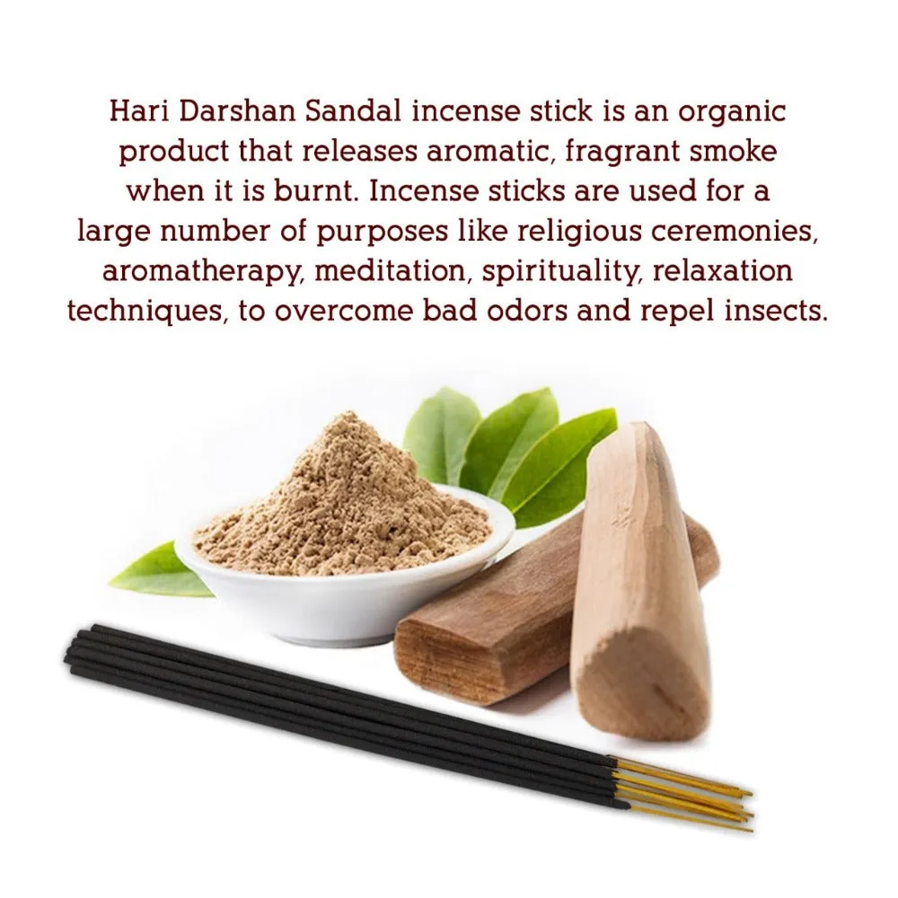 Hari Darshan Hari Sai Incenso Sândalo Rosa Pack 4