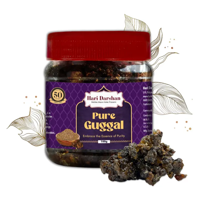 Hari Darshan Pure Guggal resina 100 g purificação