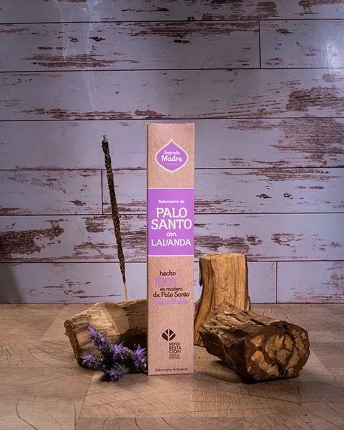 Sagrada Madre Palo Santo incenso 8 bastões artesanais